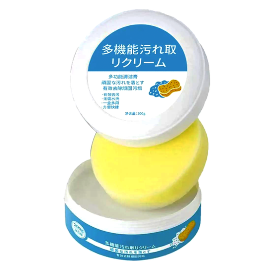 White Shoe Cleaning Cream with Wipe Sponge